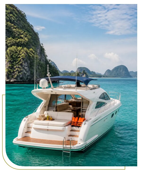 Аренда яхты на Пхукете с экипажем для гостей из Клинцов